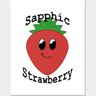 Sapphic Strawberry Posters and Art